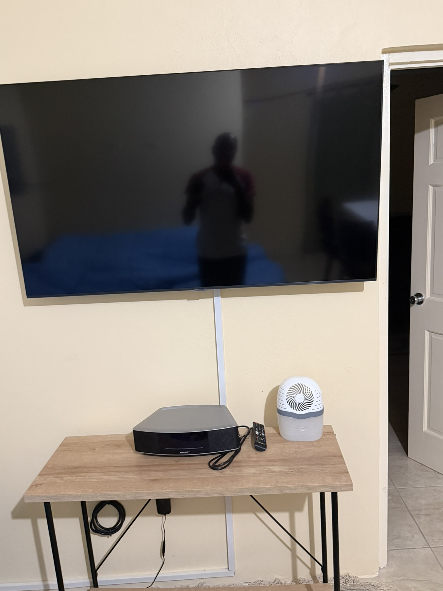 Security camera installation on site